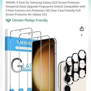 3 Pack for Samsung Galaxy S23 screen protector